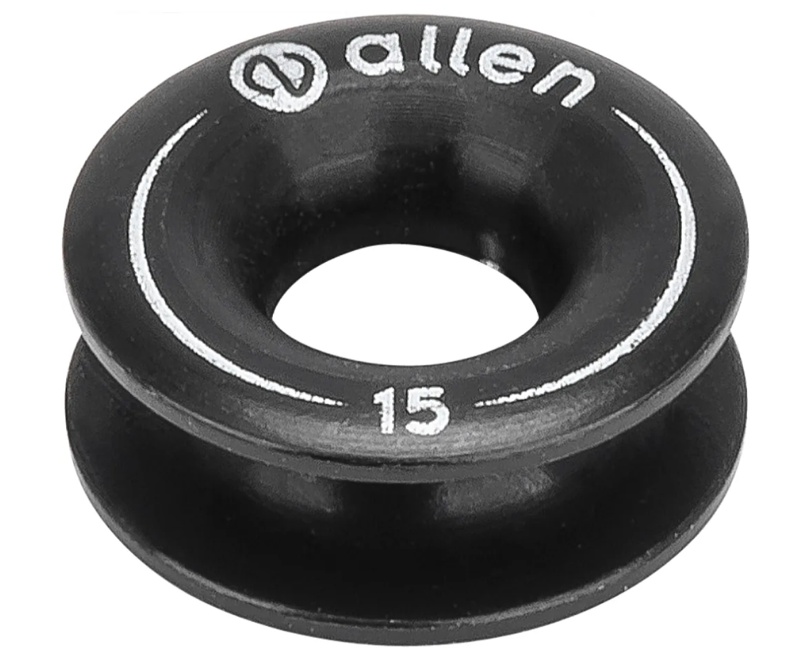 25mm Black aluminium low friction ring - Antal